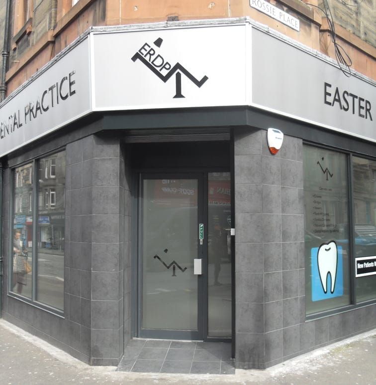 An external photo of Easter Road Dental Practice in Edinburgh